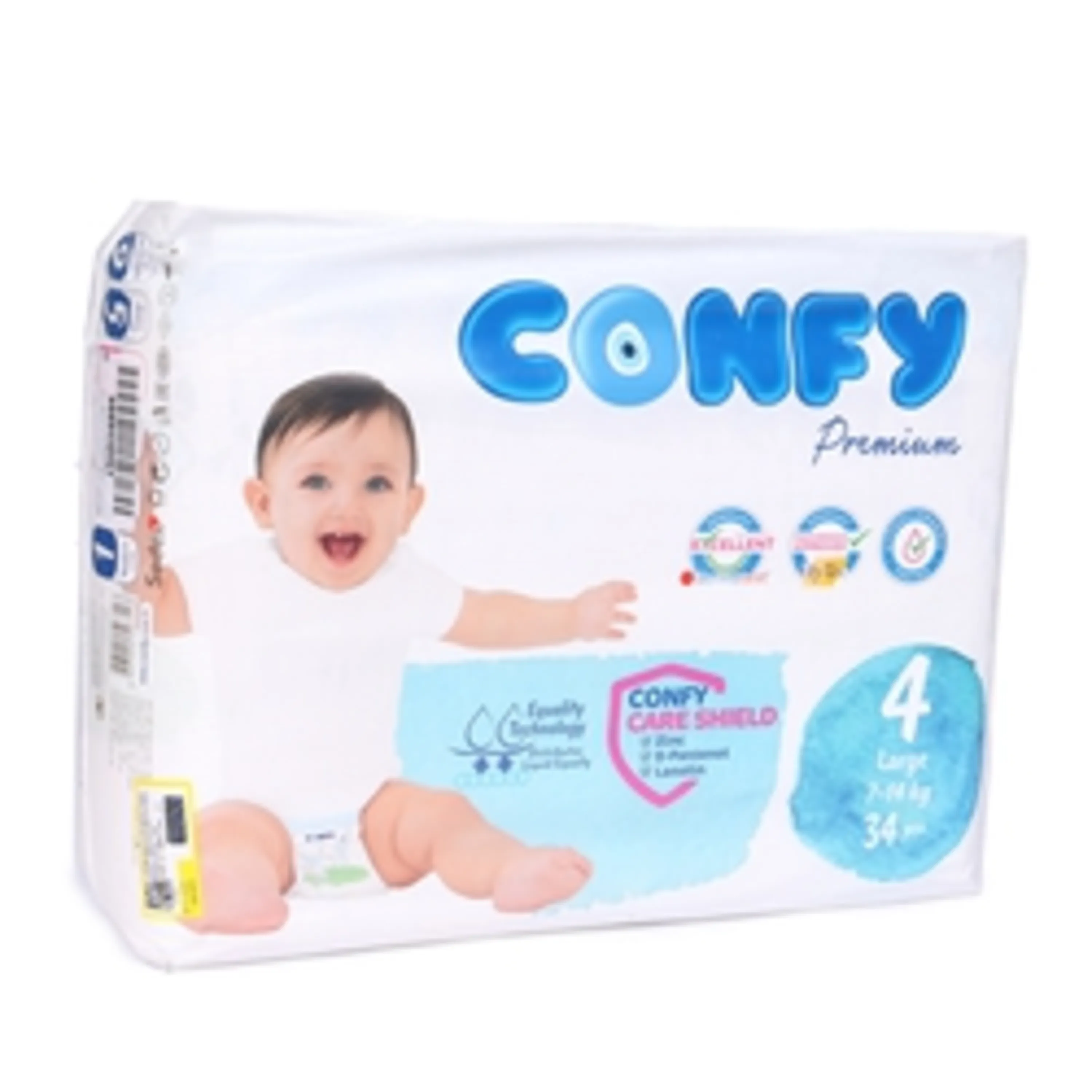 پوشک کانفی سایز 4 بسته 34 عددی پوشک کانفی سایز 4 بسته 34 عددی